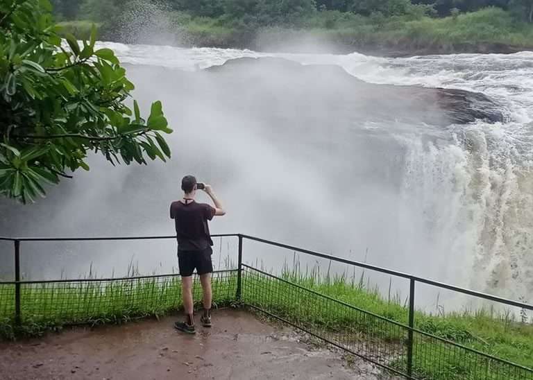 top of the falls